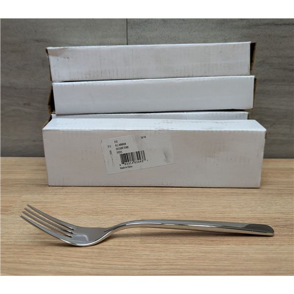 Sola Eve 7-1/4" Dessert Forks - Lot of 60 (5 Boxes) | L6-CR4/SOE05