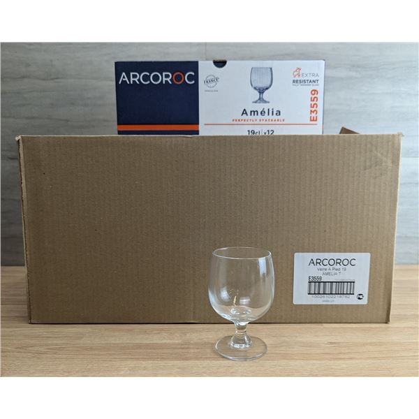 Arcoroc Amelia 6-1/4oz Stacking Goblets - Lot of 48 | R9-2/E3559