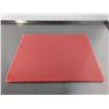 Image 2 : 15" x 20"  Red Cutting Board, Omcan 41206 | L12-B