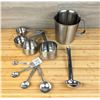 Image 1 : Measuring Cups, Spoons and Ladel Set - Lot of 9 Pieces | L3-3