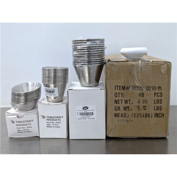 Sauce Cups & Butter Dishes - Lot of 48 (4 Cases) | FrontC
