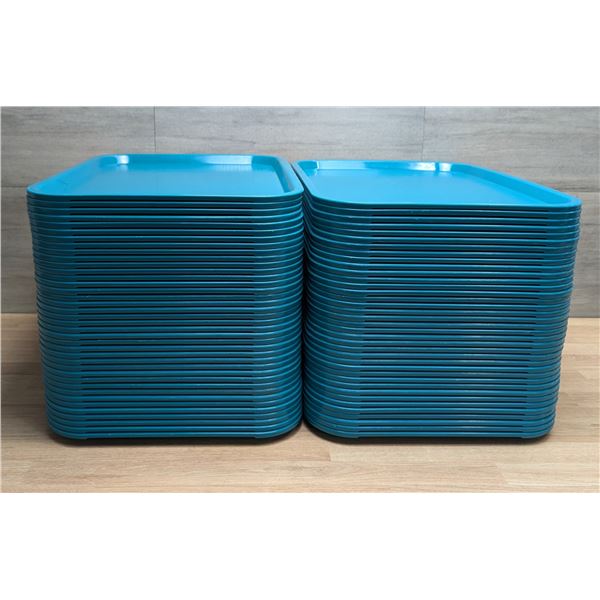 Vollrath 17-3/16" x 12-1/8" Fast Food Trays, Green - Lot of 74 | FrI