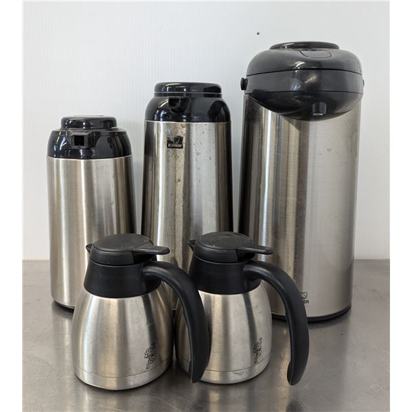 3.0L Airpot With 1.85L & 0.6L Carafes - Lot of 5pcs | Pot-4/FtF