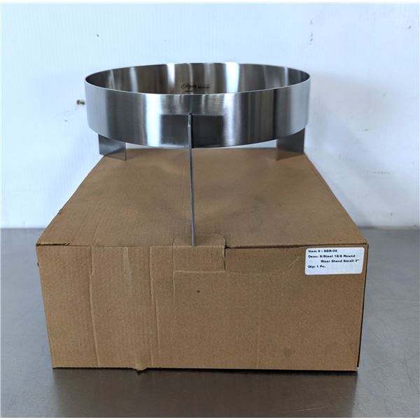 5" Stainless Steel Round Riser Stand | FtG