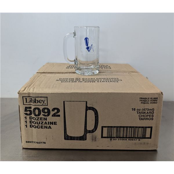 16oz Tankard Glasses - Lot of 12 (1 Case) | FtF
