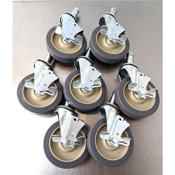 Jarvis 5.5" Wheels With Brakes - Lot of 7 | FMC1