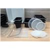 Image 5 : Various Sizes of Inserts & Lids - Lot of Approx 20pcs | FMC1