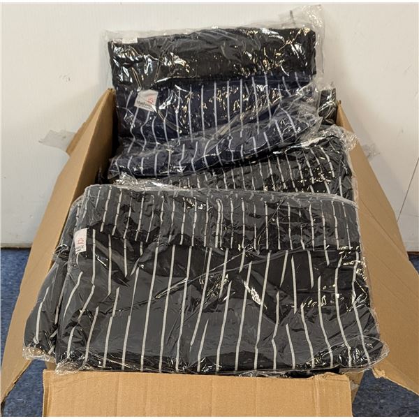 Chefwear Pants, Size XL, Black & Navy - Lot of 40 | JM-2/L6