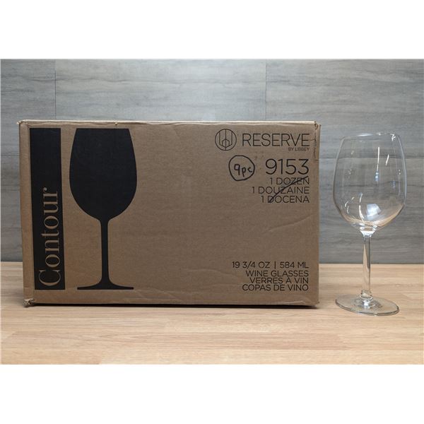 Reserve Contoour 19-3/4oz Wine Glasses - Lot of 9 | EC6