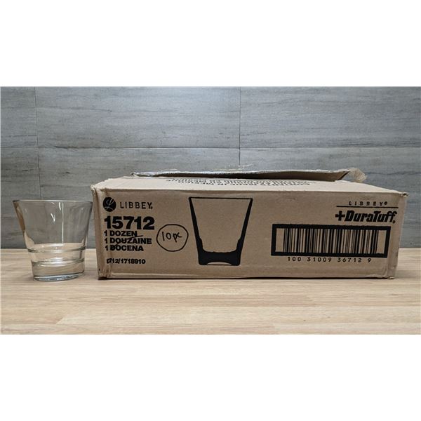 Libbey Endeavor 12oz Double Old Fashioned Glasses - Lot of 10 | EC6