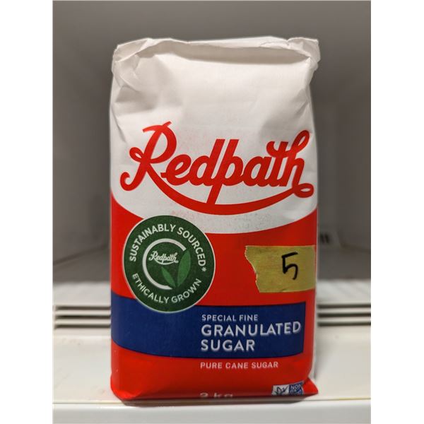 Redpath Granulated Sugar 2Kg - Lot of 5 | Frigidaire2