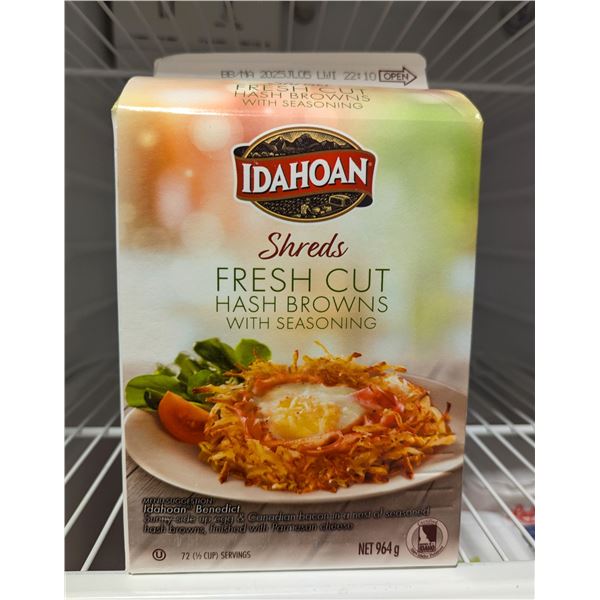 Idahoan Fresh Cut Hash Browns with Seasonig 964g - Lot of 6 | Frigidaire2