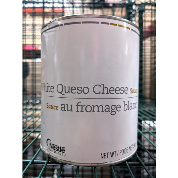 Nestle White Queso Cheese Sauce 3Kg - Lot of 4  | Can 13