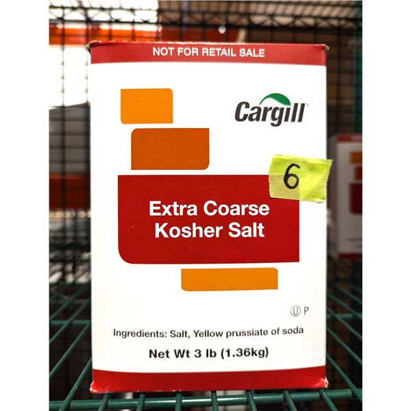 Cargill Extra Coarse 1.36kg - Lot of 6 | EC4