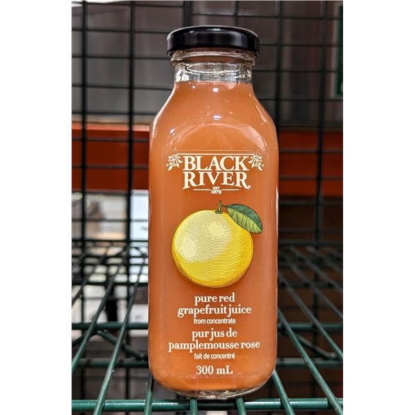 Black River Pure Red Grape Fruit Juice 300mL - Lot of 12 | EC4