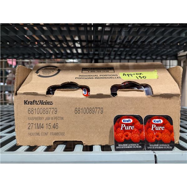 Kraft Heinz Raspberry Jam with Pectin 10mL - Approx. 130 | MM1