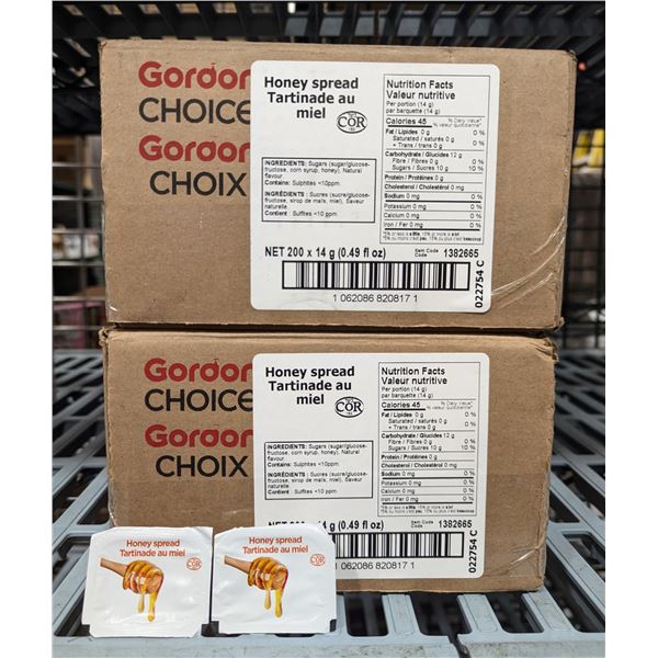 Gordon Choice Honey Spread 14g - Lot of 400 (2 cases ) | MM1