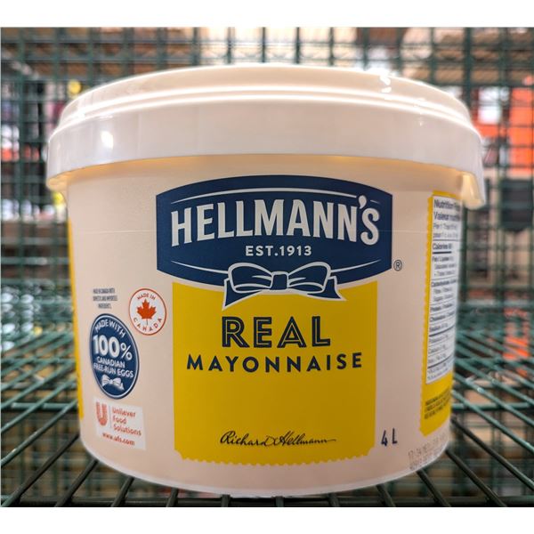 Hellmann's Real Mayonnaise 4L  | MM1