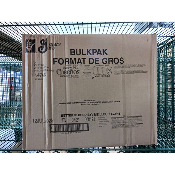 Cheerios Honey Nut Bulkpak 1105g - Lot of 3 | Glass1