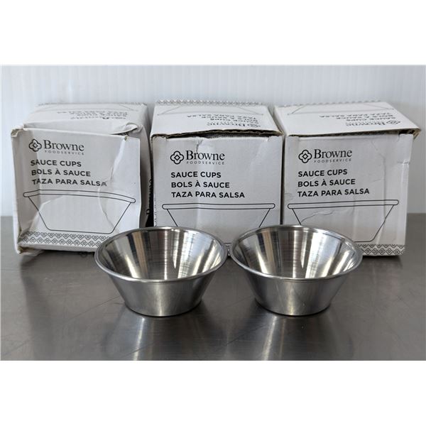 Brown 1.5oz Sauce Cup - Lot of 36 ( 3 cases ) | MM1