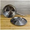 Image 3 : Heavy Duty 4.5qt Sauce Pan with Lid, Induction Capable | 47642/L2-2