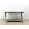 Image 3 : 24" x 60" Stainless Work Table, Omcan 22067 | MR6-1