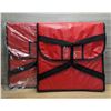 Image 2 : 18" x 18" Pizza Delivery Bags, Omcan 28352 - Lot of 2 | CC6