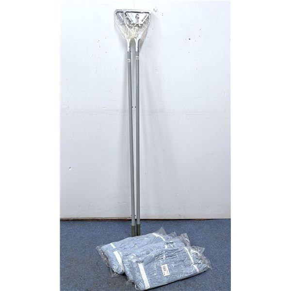 Mop Heads and Handles - Lot of 6pcs | L8