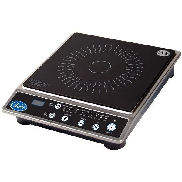 Globe IR1800 Ceramic 1800W Induction Range with Digital Timer | MC-1
