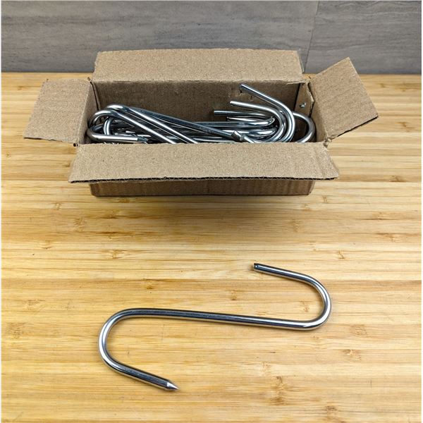 6.25" Stainless Meat Hook - Lot of 10 | JR 9116/ L4-CR7