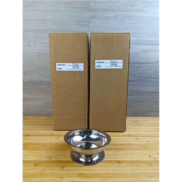 3.5oz Sherbet Dishes - Lot of 24 (2 Boxes) | 7249/ L6-CR3