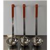 Image 1 : Vollrath 8oz Stainless Steel Ladles - Lot of 3 | Front 1