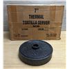 Image 1 : 7" Thermal Tortilla Servers, Charcoal - Lot of 12 (1 Case) | R2-2