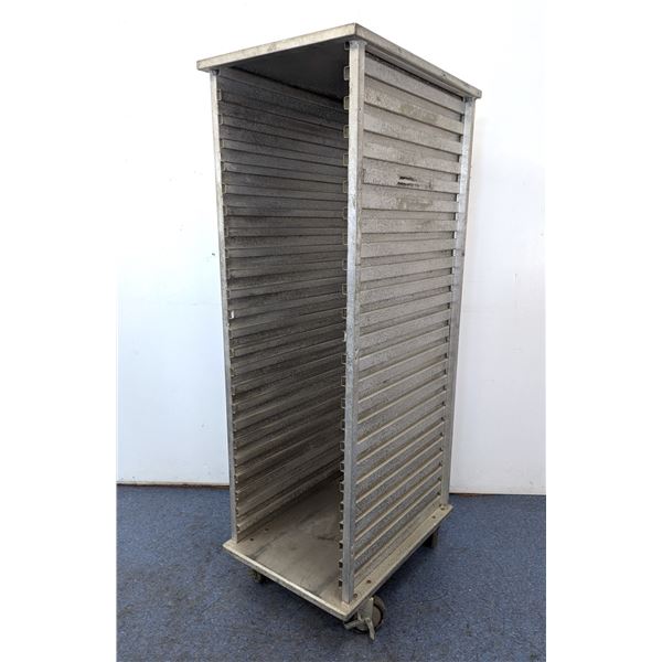 Aluminum Full Size Pan Sheet Bakery Rack On Wheels | L2