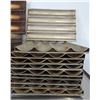 Image 4 : 18" x 26" 3 & 4 Pocket Long BaguettePerforated Pans - Lot of 20 | Ft