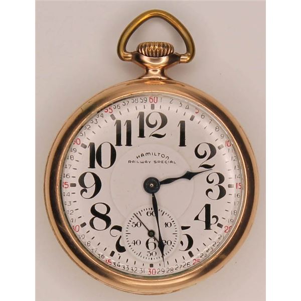 Hamilton Watch Co. vintage pocket watch