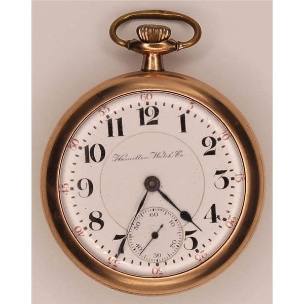 Hamilton Watch Co. vintage pocket watch