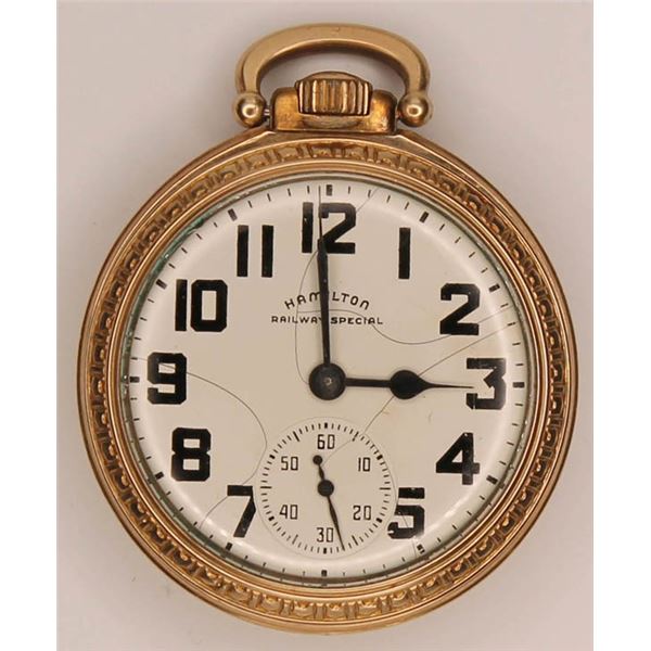 Hamilton Watch Co. vintage pocket watch