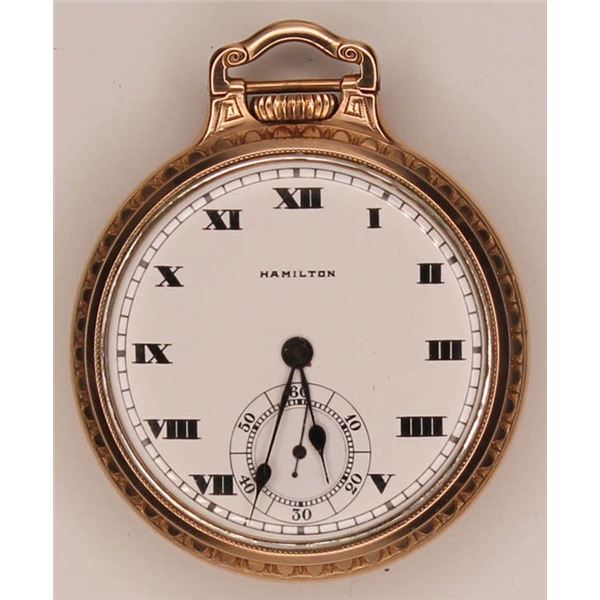 Hamilton Watch Co. vintage pocket watch