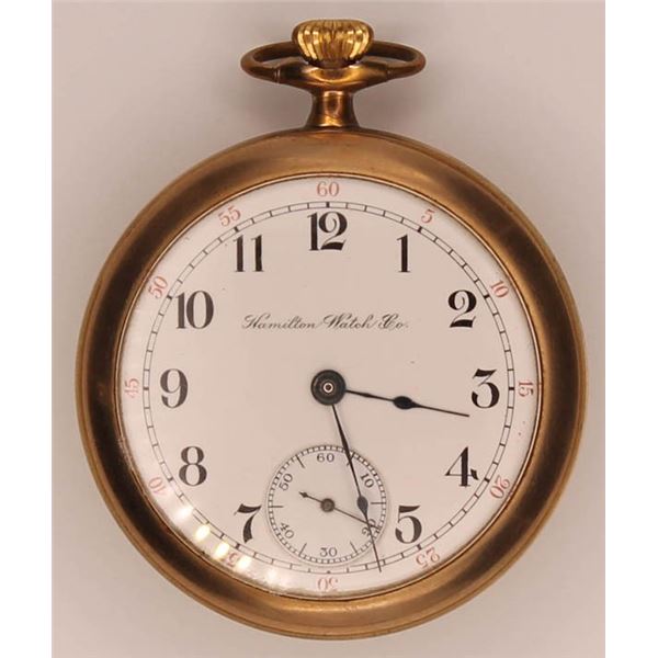Hamilton Watch Co. vintage pocket watch