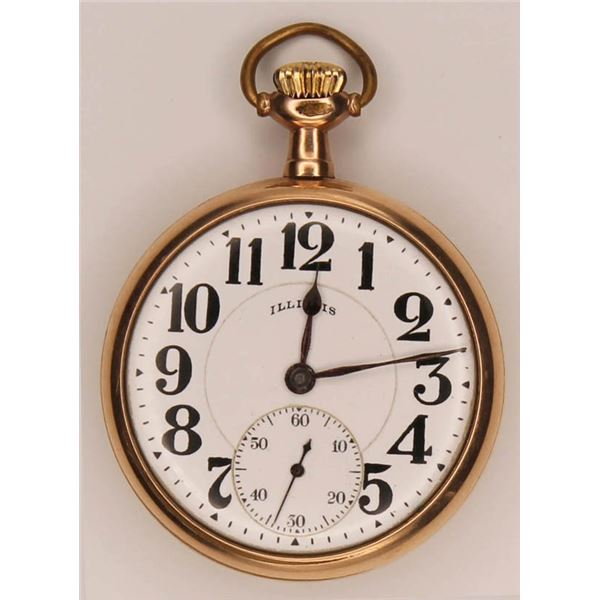 Illinois Watch Co. vintage pocket watch