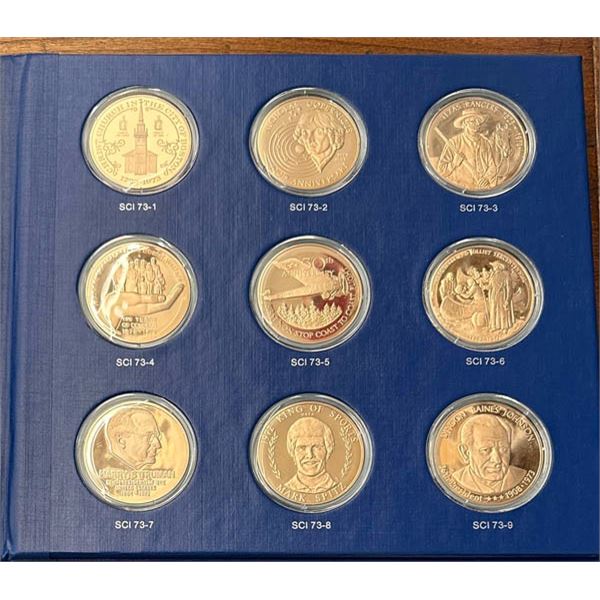 Medals, 1971-75, special commemorative issues first edition proofs, Proof 70