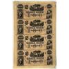 Image 1 : Private Banks and Local Issues, 1850's, $100 Canal Bank, New Orleans, LA., uncut sheet of 4, Crisp U