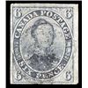 Image 1 : Canada, 1851, Prince Albert, 6d slate violet, on laid paper, imperforate
