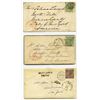Image 2 : Great Britain, 1853-1901, a selection of Queen Victoria issues used on 13 foreign mail covers