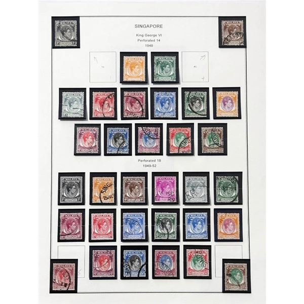 British Commonwealth, 1866-1990, a group of country collections on pages
