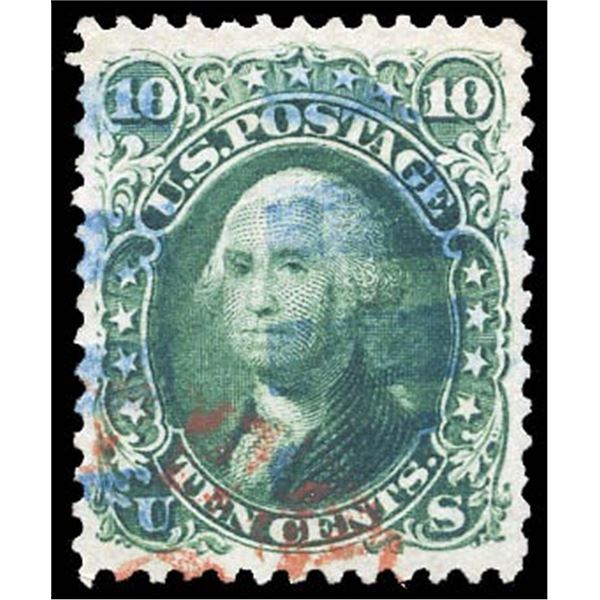 1861, 10¢ Washington, green