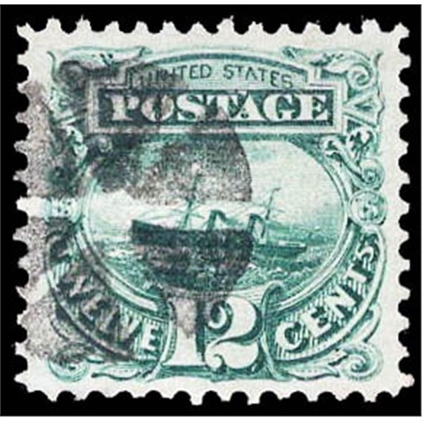 1869, 12¢ S.S. Adriatic, green
