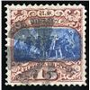 Image 1 : 1869, 15¢ Landing of Columbus, brown & blue, type II