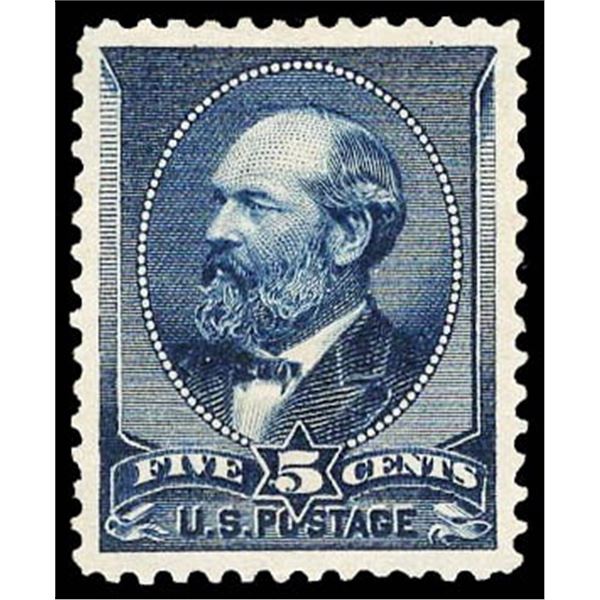 1888, 5¢ Garfield, indigo